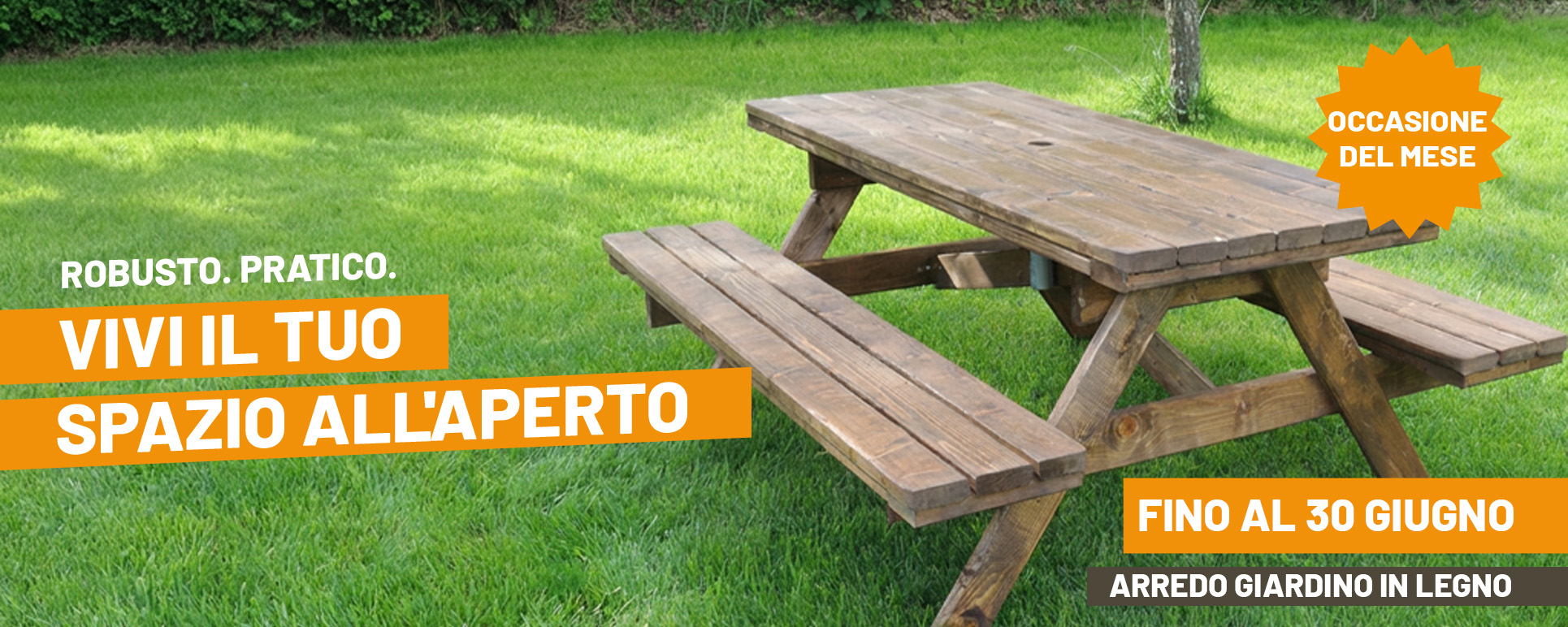 Tavoli con Panche e Arredo Giardino Brico Legno Store