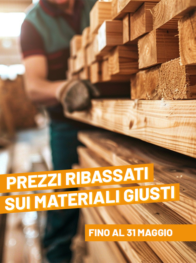 Listelli, travi e tavole piallate - Brico Legno Store