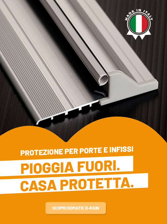 Soglia Antipioggia in Alluminio per Porte e Infissi Brico Legno Store