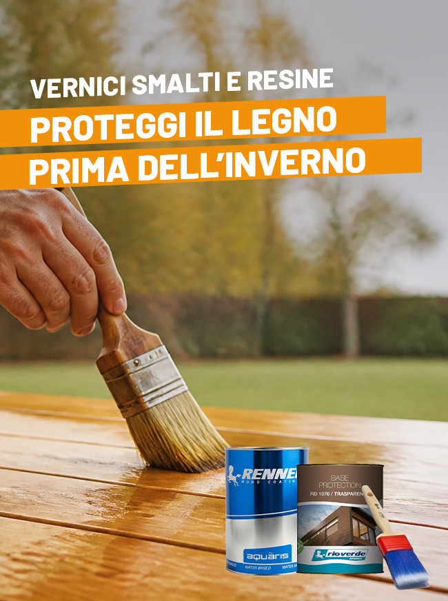Vernici, Impregnanti e Smalti per trattamento e manutenzione del legno