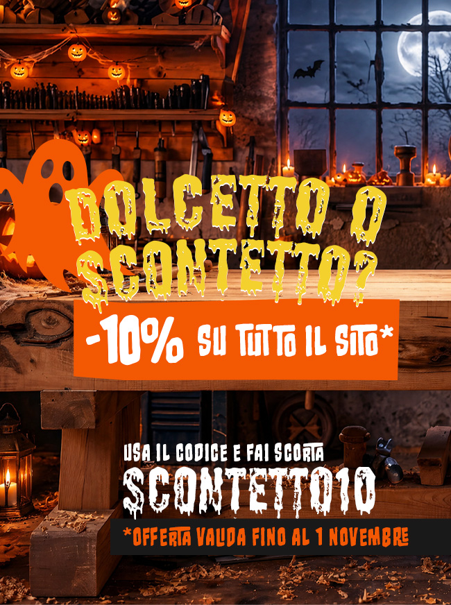 Sconto 10% da usare entro 1 novembre, codice SCONTETTO10