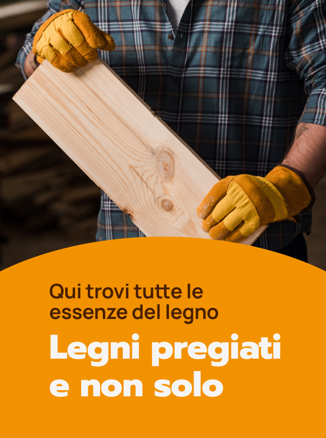 Qui trovi tutte le essenze del legno