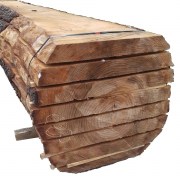Tavole irregolari di quercia grezza, legno naturale non finito