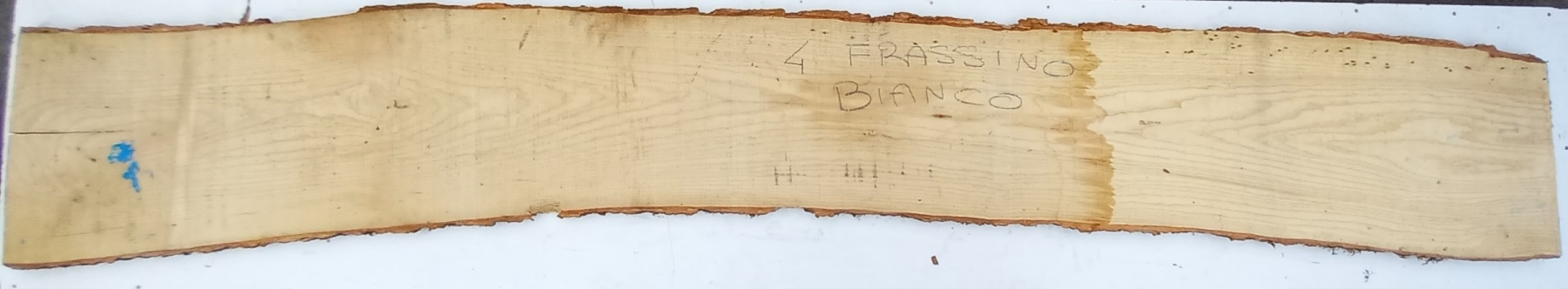Tavola legno di Ulivo Non Refilato Grezzo mm 35 x 300 x 1130