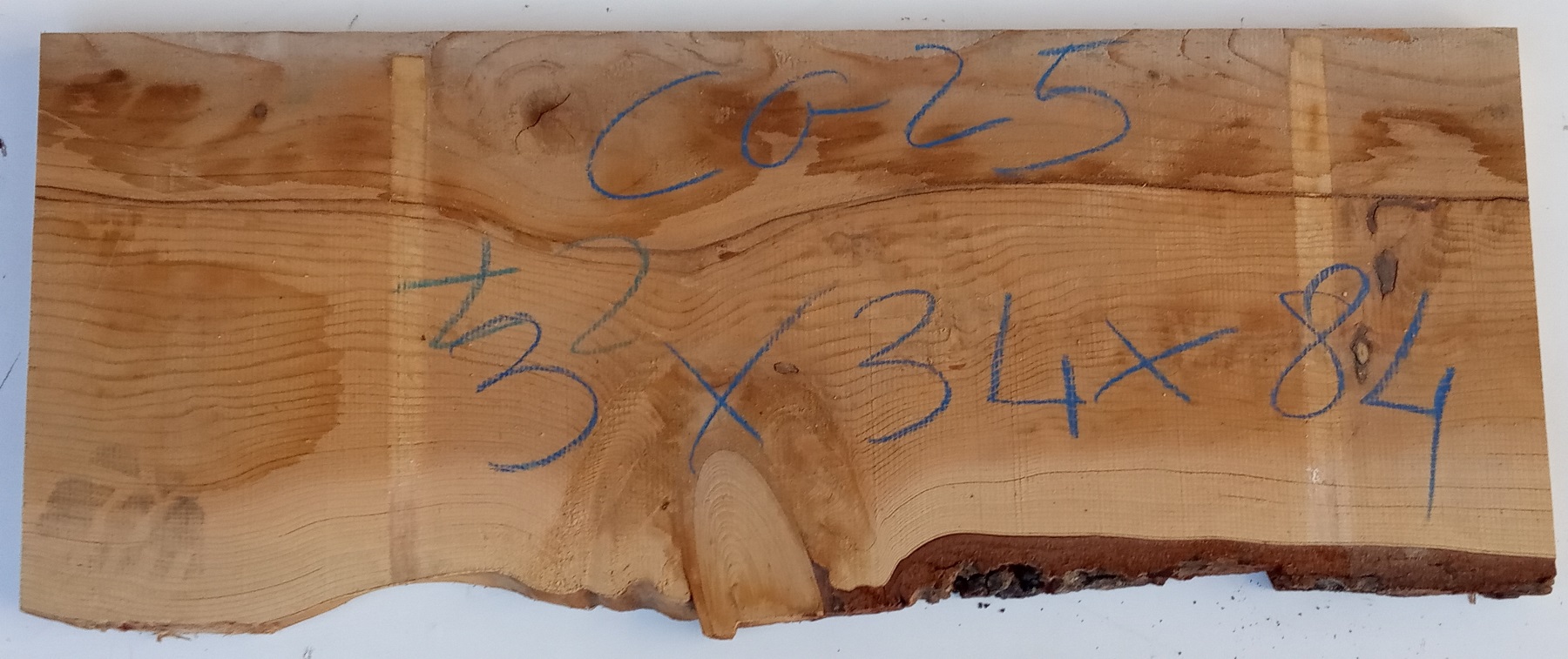 Tavola di Cedro Grezza - Spessore 40 mm – wood4you