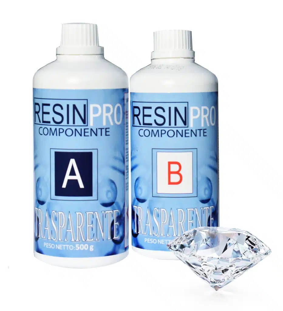 Resina Epossidica Trasparente Atossica Multiuso da 800 g Resin Pro