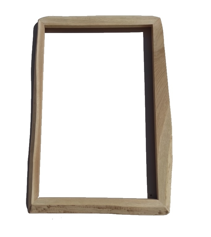 Specchiere e Cornici in legno massello: Cornice in Legno di Rovere non  refilato cm 4,5 x 56 x 82,5