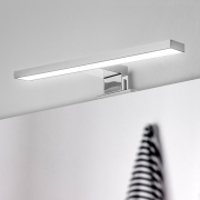 Emuca Faretto LED per specchio da bagno Virgo (AC 230V 50Hz), 6 W, Cromato brillo, Tecnoplastica