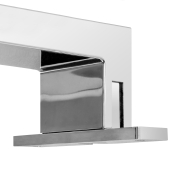 Emuca Faretto LED per specchio da bagno Virgo (AC 230V 50Hz), 6 W, Cromato brillo, Tecnoplastica