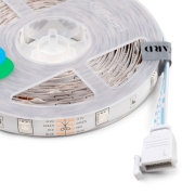 Emuca Kit di strisce LED Octans RGB con telecomando e controllo WIFI tramite APP (12V DC), 5 m, Tecnoplastica