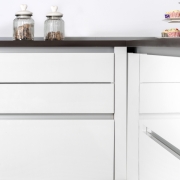 Emuca Kit profilo Gola centrale per mobili da cucina, Anodizzato opaco, Alluminio