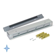 Emuca Luce LED a batterie per interno di cassetti Drawled con sensore a vibrazione e luce fredda, 0,6 W, Verniciato alluminio