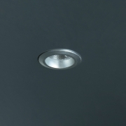 Emuca Luce LED, D. 18 mm, ad incasso, convertitore 15 W, Luce bianca naturale, Alluminio, Anodizzato opaco, 6 u.