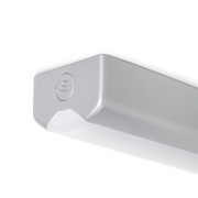 Emuca Luce LED Rigel ricaricabile via USB per l'interno dei cassetti con sensore di vibrazione, 1 W, Plastica, Verniciato alluminio