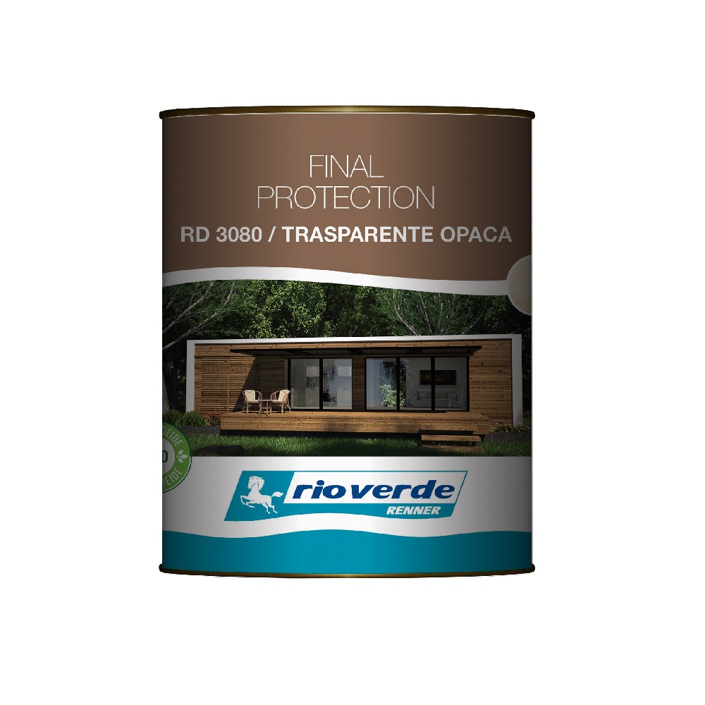 Flatting Finitura ad Acqua Final Trasparente Rio Verde Renner
