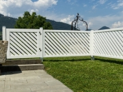 Cancello selenia 100x90 bianco - Bordure e steccati - ESTERNI DA VIVERE