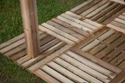 Mattonella cm 50x50x2,8 - Pavimentazioni in legno - Losa Esterni da vivere