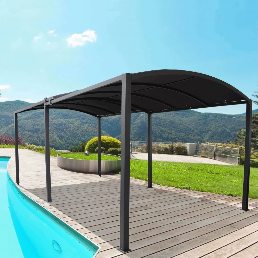 Pergola ad Arco Autoportante in Alluminio 300 x 300 x H 210 cm