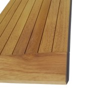 Piano Tavolo in legno di Iroko massello per imbarcazioni