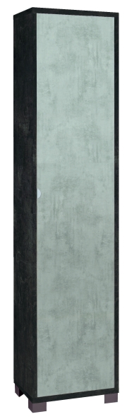 Sarmog Colonna 1 anta kit cod. 744k Ossido nero Cemento