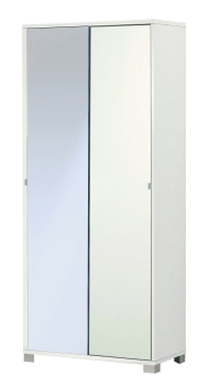 Sarmog Mobile 2 ante scorrevoli specchio kit cod. 798spk Bianco fiammato Specchio naturale
