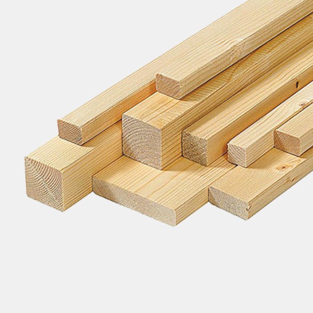 Listelli, Tavole Legno Massello PIALLATE, Pali in legno