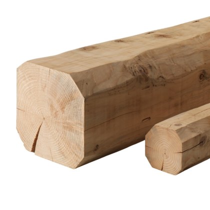 Travi grezze in legno di Abete Uso Fiume