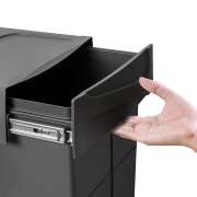 Emuca Contenitore per la raccolta differenziata Recycle da montare sul fondo e da estrarre manualmente in cucina Recycle
