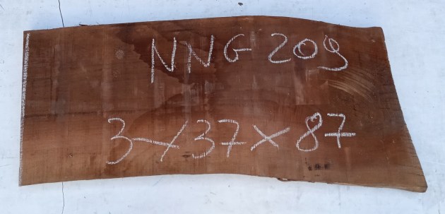 Tavola in legno di Noce Nazionale grezzo non refilato