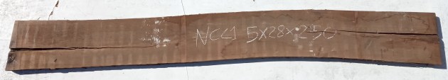 Tavola in legno di Noce Canaletto grezzo non refilato