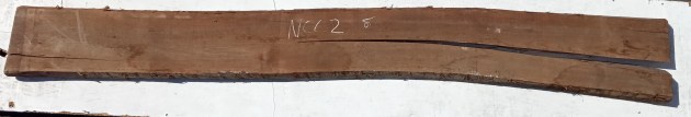 Tavola in legno di Noce Canaletto grezzo non refilato