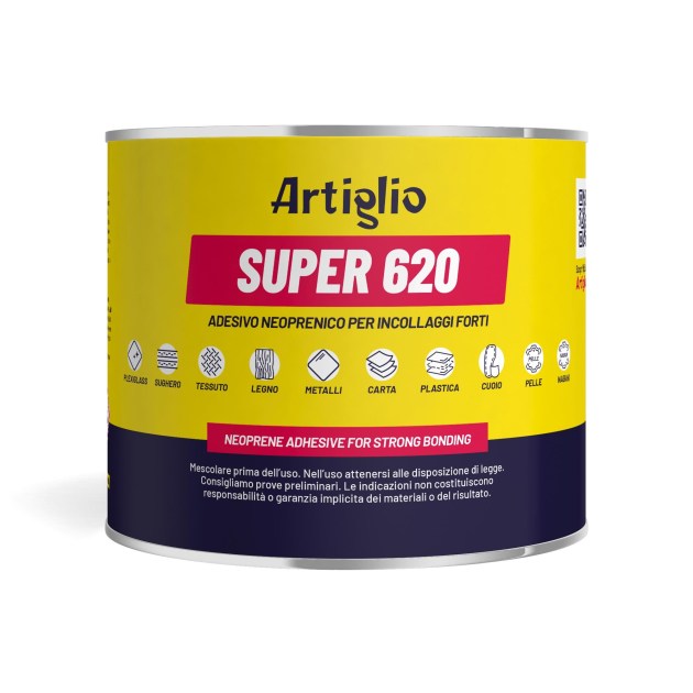 Colla Neoprenica Adesivo a Contatto Artiglio Super 620 Wilbra da 75 ml