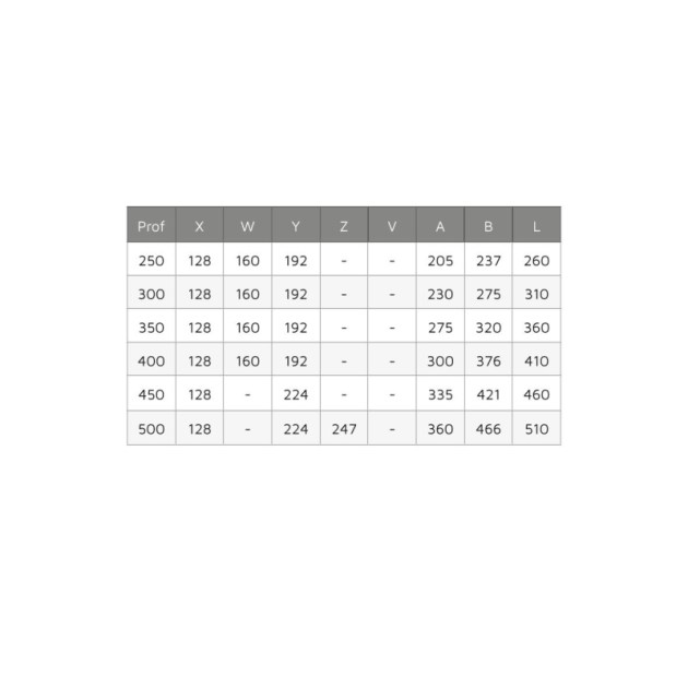 Emuca Guide a scomparsa Silver per cassetti ad estrazione totale con sistema push, 350, Zincato bianco, Acciaio