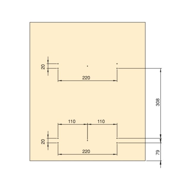 Emuca Pattumiera per differenziata Recycle 35 L da cucina, fissaggio sul fondo ed estrazione manuale, 1 un