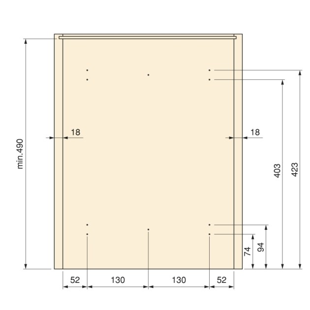 Emuca Pattumiera per differenziata Recycle da cucina, 2 x 16 L, fissaggio sul fondo ed estrazione manuale, Tecnoplastica grigio antracite