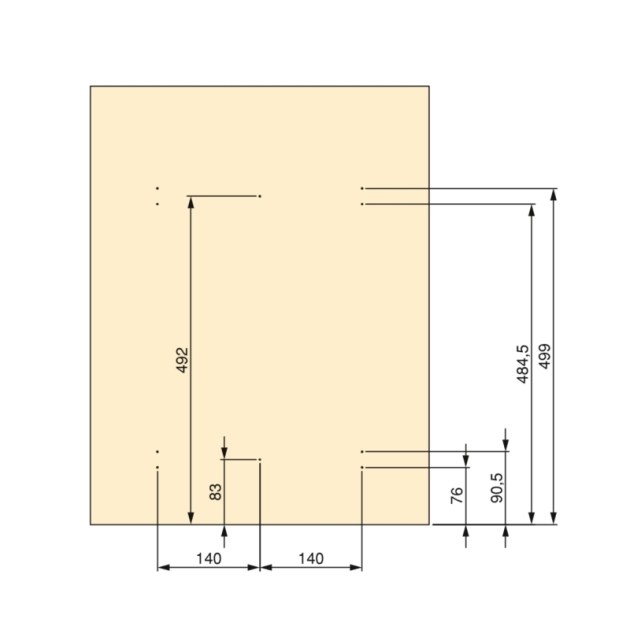 Emuca Pattumiera per differenziata Recycle da cucina, 2 x 35 L, fissaggio sul fondo ed estrazione manuale, 1 un
