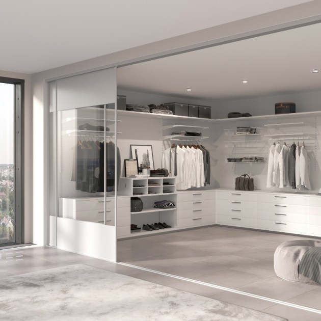 Emuca Piastre di montaggio a parete Jagmet e staffe per mensole, 280, Verniciato bianco, Acciaio, 1 kit