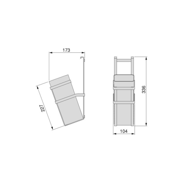 Emuca Portacoltelli per cucinaTitane, Grigio antracite, Acciaio e Tecnoplastica