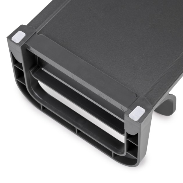 Emuca Portapiatti Orderbox per cassetto, 120x470 mm, Grigio antracite, Alluminio e Tecnoplastica