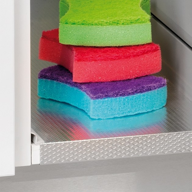 Emuca Fondi sotto lavello 16mm, 800, Alluminio naturale, Alluminio