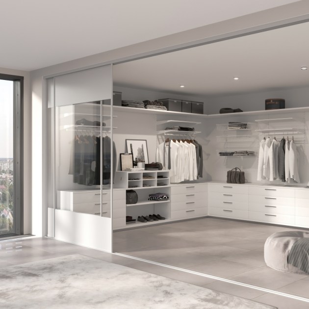 Emuca Ripiani in filo metallico e staffe Jagmet, Verniciato bianco, Acciaio, 1 kit