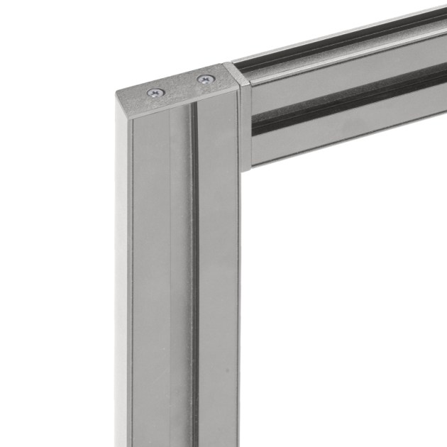 Emuca Zero Kit struttura modulare con ferramenta per il montaggio a parete, grigio pietra verniciato