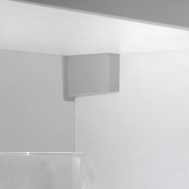 Emuca Reggipensile per moduli alti Hook, Plastica grigia, Acciaio e Tecnoplastica