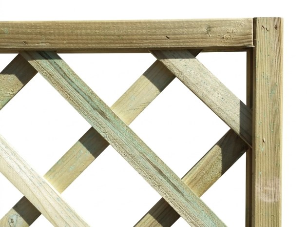 Pannello grigliato in legno di Pino Rettangolare cm 90 x 180