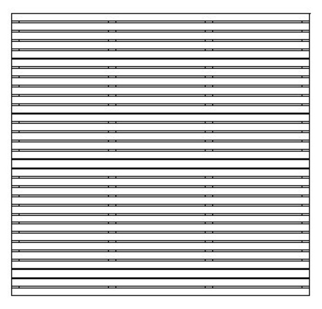 Frangivista delux 180x170 bianco - Grigliati e fioriere - ESTERNI DA VIVERE