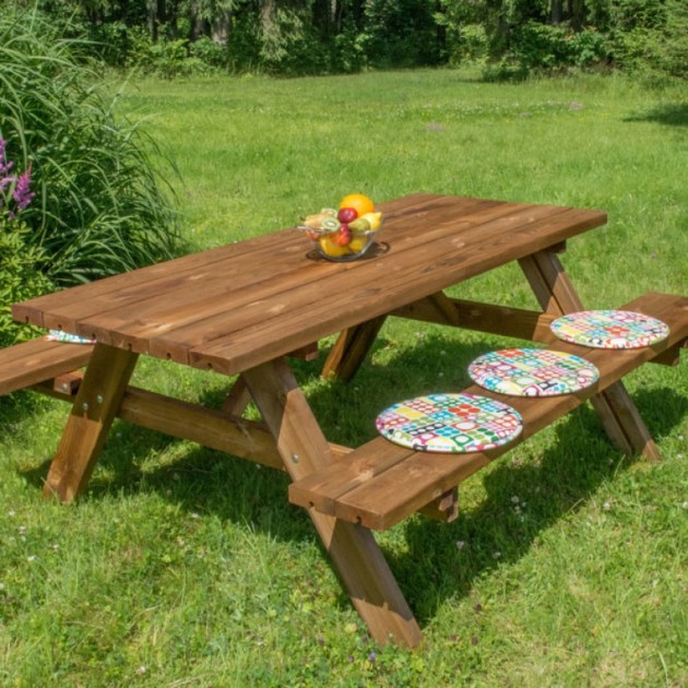 MARUSSIA Pinocchio 1355-003 Supporto Da Tavolo Per Ricamo In Legno Di Faggio - Regolabile, Girevole 360°, 25 X 32 Cm
