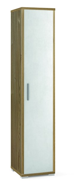 Sarmog Colonna 1 anta h182 l38 kit cod. Db364k Noce stelvio Ossido bianco