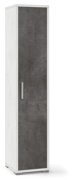 Sarmog Colonna 1 anta h182 l38 kit cod. Db364k Ossido bianco Ossido nero