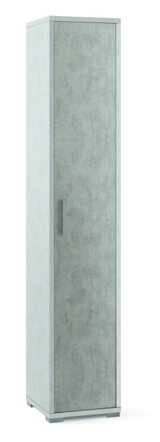 Sarmog Colonna 1 anta h199 l38 kit cod. Db384k Ossido bianco Cemento