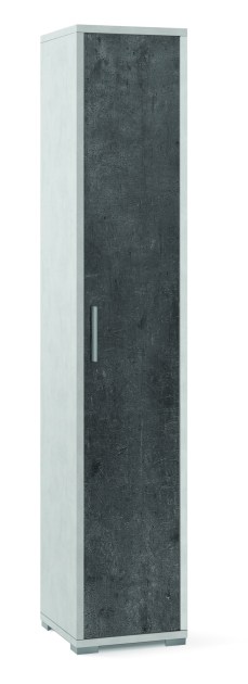 Sarmog Colonna 1 anta h199 l38 kit cod. Db384k Ossido bianco Ossido nero